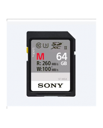 Karta pamięci Professional SD Sony 64GB CL10 UHS-II R260 W100