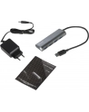 iTec i-tec USB 3.0 Metal Charging HUB 4 port z zasilaczem, 4 porty ładujące USB 3.0 - nr 50