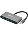 Sandberg Konwerter USB-C na 3 x USB 3.0 - nr 13