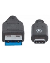 Manhattan Kabel USB 3.1 Gen2, typ-C / typ-A M/M 1m czarny - nr 17
