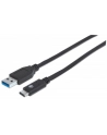 Manhattan Kabel USB 3.1 Gen2, typ-C / typ-A M/M 1m czarny - nr 18