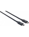Manhattan Kabel USB 3.1 Gen2, typ-C / typ-C M/M 1m czarny - nr 24