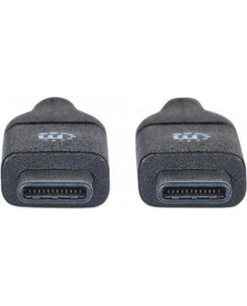 Manhattan Kabel USB 3.1 Gen2, typ-C / typ-C M/M 1m czarny