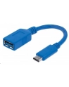 Manhattan Kabel USB 3.1 Gen1, typ-C / typ-A M/Ż 15cm niebieski - nr 16