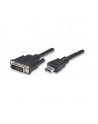Techly Kabel monitorowy HDMI-DVI-D 24+1 M/M 1.8m czarny - nr 1