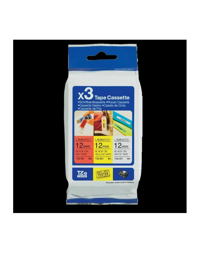 Brother taśma 3 pcs Multi pack 3 pcs Multi pack (TZ231+TZ431+TZ631) główny