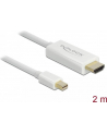 Delock Kabel mini Displayport 1.1 (M) > HDMI-A (M) 2m - nr 19