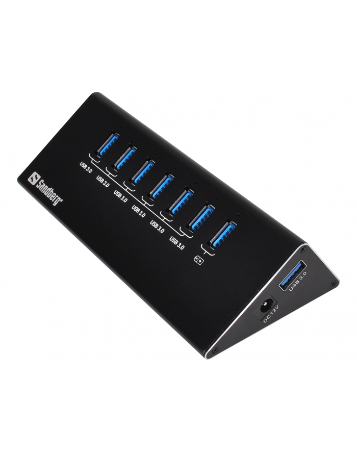 Sandberg HUB USB 3.0 porty 6+1 główny