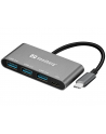 Sandberg Konwerter USB-C na 3 x USB 3.0 - nr 10