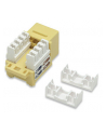 Intellinet Network Solutions Intellinet Moduł Keystone Cat6 UTP RJ45 zaciskany żółty - nr 6