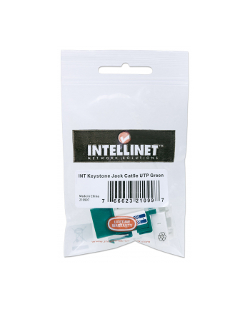 Intellinet Network Solutions Intellinet Moduł Keystone Cat5e UTP RJ45 zaciskany zielony