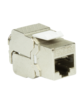 LOGILINK- 24 x Keystone Jack,  RJ45 Cat.6A 10G pełen ekran180° beznarzędziowe