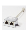 LOGILINK- Adapter T 1:1 RJ45 plug->2 x RJ45 jack, port doppler - nr 10