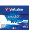 Verbatim BluRay BD-R XL [ jewel case 5 | 100GB | 4x | do nadruku ] - nr 28