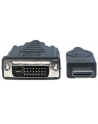 Manhattan Kabel monitorowy HDMI-DVI-D 24+1 M/M 3m czarny - nr 11