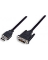 Manhattan Kabel monitorowy HDMI-DVI-D 24+1 M/M 3m czarny - nr 15
