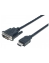 Manhattan Kabel monitorowy HDMI-DVI-D 24+1 M/M 3m czarny - nr 18