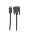 Manhattan Kabel monitorowy HDMI-DVI-D 24+1 M/M 3m czarny - nr 26