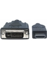 Manhattan Kabel monitorowy HDMI-DVI-D 24+1 M/M 3m czarny - nr 32