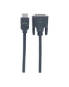 Manhattan Kabel monitorowy HDMI-DVI-D 24+1 M/M 3m czarny - nr 33