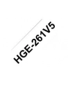 Taśma Brother 36mm Black/White (5 pcs Pack)  High Grade Tape - nr 12