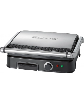 Grill elektryczny Clatronic KG 3487 (2000W stołowy-zamykany czarno-srebrny) nr 2