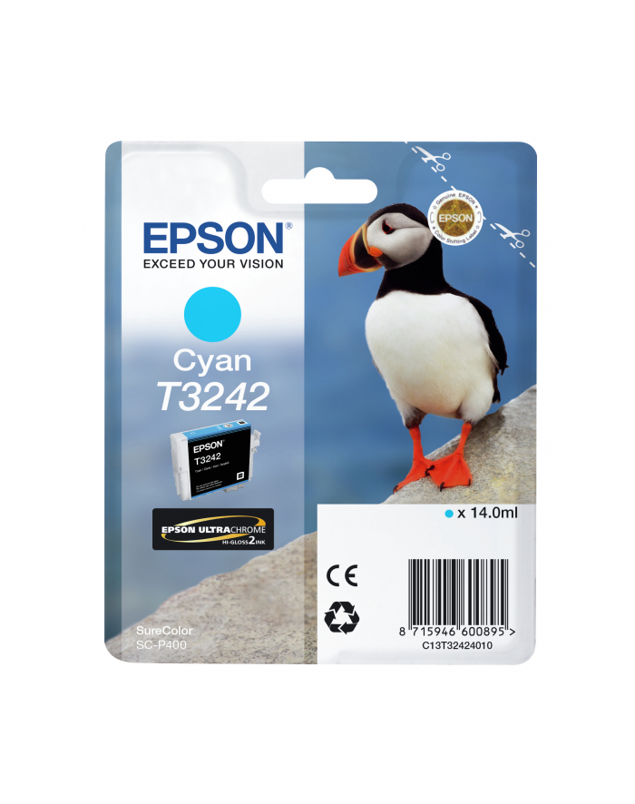 Tusz T3242 SC-P400 Cyan główny