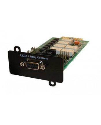 RELAY-MS Karta stykow bezpotencjalowych + RS232, standard Minislo                                                                              t, obsł nr 1