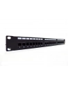 Patch panel Digitus 19'' 24-portowy UTP kat. 6, 15 LGW czarny - nr 7
