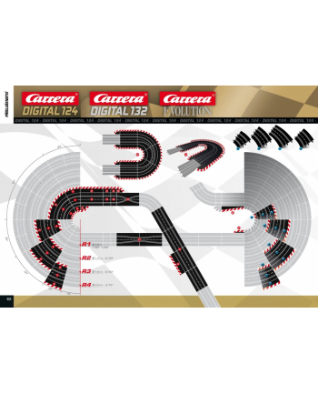 Carrera Evolution 4x szyny 34.5cm do Evo i 132 - 20020509