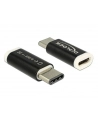 Delock Adapter USB 2.0 Micro-B z żeński (host)>USB Type-C™ 2.0 męski(urządzenie) - nr 11