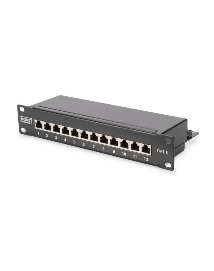 Patch panel Digitus 10'' 12-portowy FTP kat. 6, 15 LGW główny