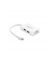 Delock Adapter miniDisplayport 1.1 męski > VGA / HDMI / DVI żeński pasywne biały - nr 11