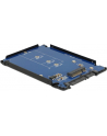 Delock Konwerter 2.5″ z 22-pinowym złączem SATA > M.2 NGFF z obudową - nr 14