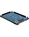 Delock Konwerter 2.5″ z 22-pinowym złączem SATA > M.2 NGFF z obudową - nr 21