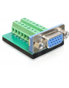 Delock Adapter VGA żeński > Terminal Block 16pin - nr 1