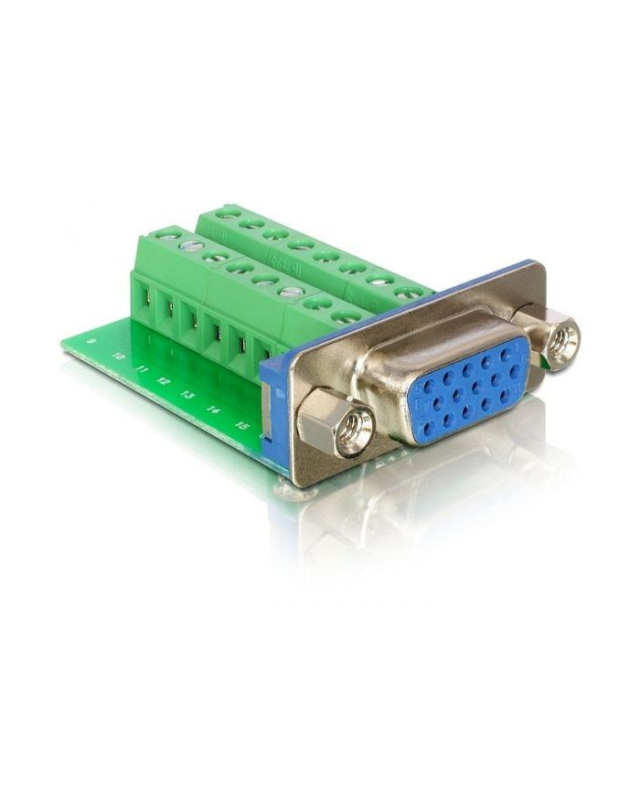 Delock Adapter VGA żeński > Terminal Block 16pin główny