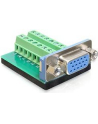 Delock Adapter VGA żeński > Terminal Block 16pin - nr 6