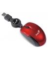 Mysz Genius Micro Traveler V2, USB, rubinowa - nr 2