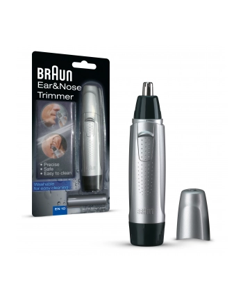 Braun Trymer do nosa EN 10 silver/bk nr 1