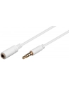 Przedłużacz 2m jack 3.5mm white - nr 1