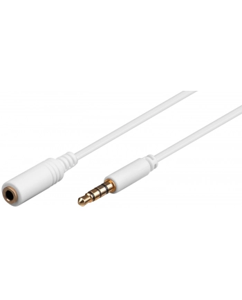 Przedłużacz 2m jack 3.5mm white