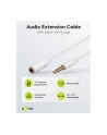 Przedłużacz 2m jack 3.5mm white - nr 4