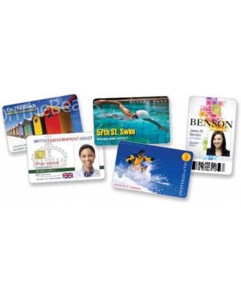 Zebra Premier Karta 30 mil, 500 K. white