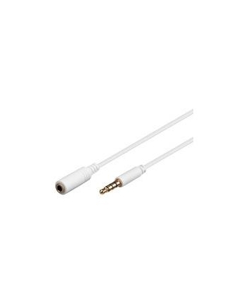 Przedłużacz 2m jack 3.5mm white