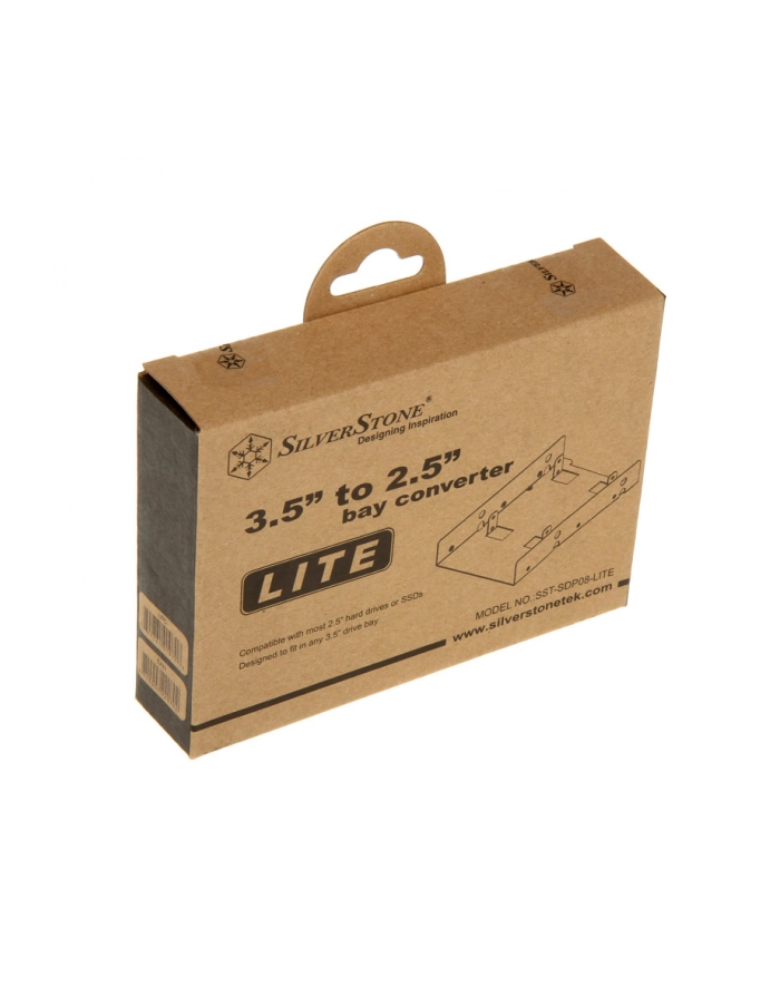 SilverStone SST-SDP08-Lite - przejściówka z 3.5 cala na 2x 2.5 cala SSD/HDD główny