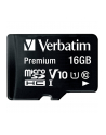 Verbatim microSD 16GB + adapter Cl10 SDHC - nr 36