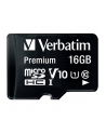 Verbatim microSD 16GB + adapter Cl10 SDHC - nr 36