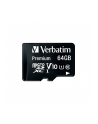 Verbatim microSD 64GB + adapter Cl10 SDHC - nr 47