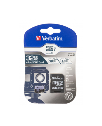 Verbatim Pro 32GB microSDHC UHS Speed Class 3